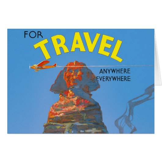 Vintage Egypt Air Travel Advertisement (Front Horizontal)