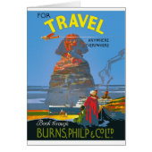 Vintage Egypt Air Travel Advertisement (Front)