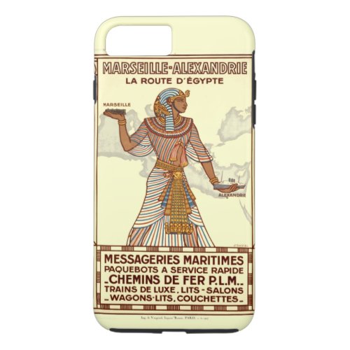 Vintage Egypt Travel iPhone 7 Plus Case