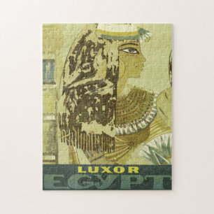 Vintage Egypt Travel Poster Jigsaw Puzzle