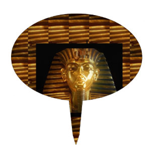 VINTAGE Egyptian Idols Art : PYRAMIDS of ANCIENT Cake Topper