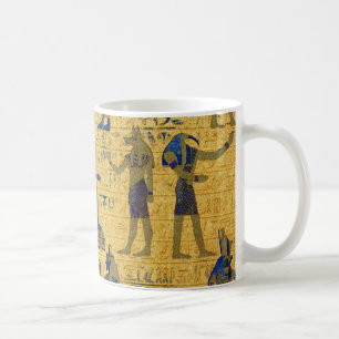 Vintage Egyptian Ornament with Lapiz Lazuli Coffee Mug