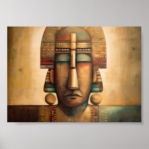 Vintage Egyptian Painting Poster