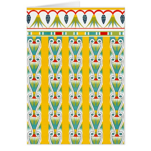 Vintage Egyptian Patterns Cards (Front)