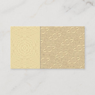 Vintage egyptian style gold business card
