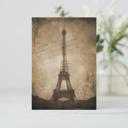 vintage eiffel tower (Standing Front)
