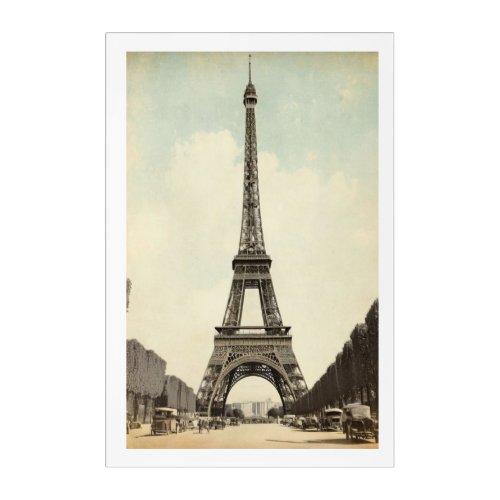 Vintage Eiffel Tower Acrylic Print