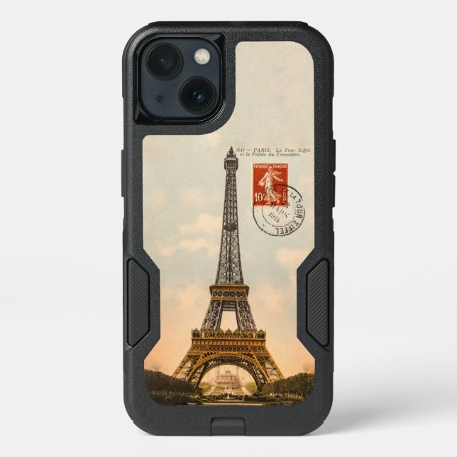 Vintage Eiffel Tower OtterBox Otterbox iPhone Case (Back)