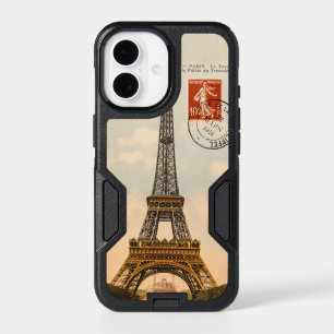 Vintage Eiffel Tower OtterBox Symmetry iPhone 17 Case