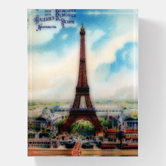 Vintage Eiffel Tower Paperweight