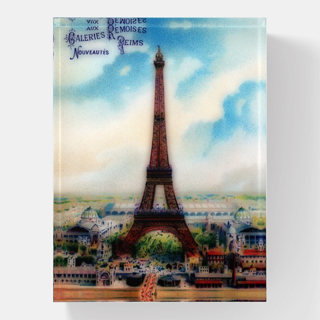 Vintage Eiffel Tower Paperweight (Vertical)