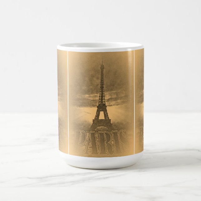 Vintage Eiffel Tower Paris #1 - Mugs (Center)