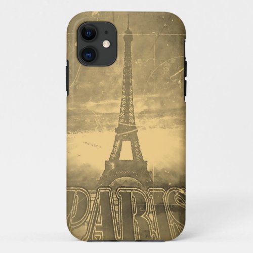 Vintage Eiffel Tower Paris 3 _ iPhone case