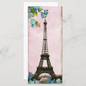 Vintage Eiffel Tower Paris Bookmarks (Front/Back)