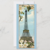 Vintage Eiffel Tower Paris Bookmarks (Front)
