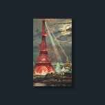 Vintage Eiffel Tower Paris France Canvas Print<br><div class="desc">Vintage Eiffel Tower Paris France</div>