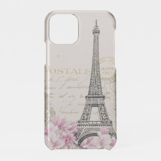 Vintage Eiffel Tower Paris Postcard iPhone 11 Pro Case