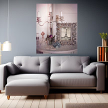 Vintage Eiffel Tower Photo Frame