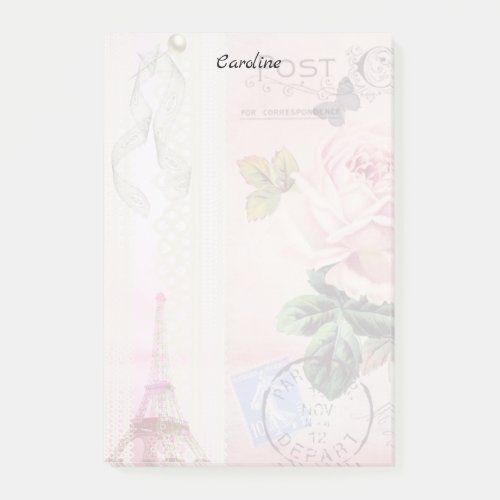 Vintage Eiffel Tower  Post_it Notes