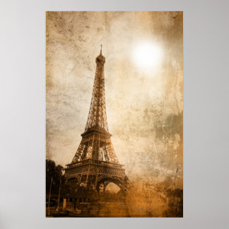 Vintage Eiffel Tower Poster