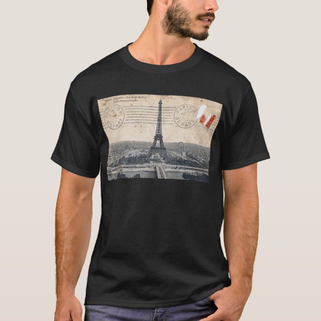 Vintage Eiffel Tower T-Shirt (Front)