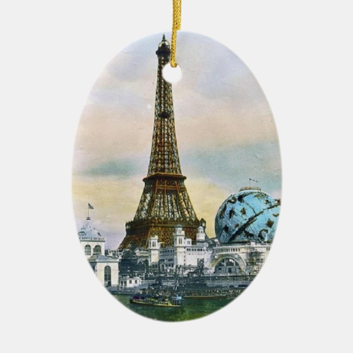 Vintage Eiffel Tower Worl'd Fair Ornaments