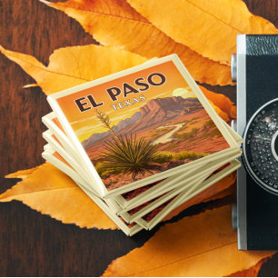 Vintage El Paso Texas Magnet