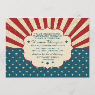 Vintage Election Invitation