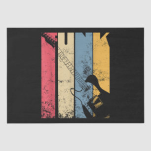 Vintage Electric Guitar Funk Music lover gifts Tissue Paper
