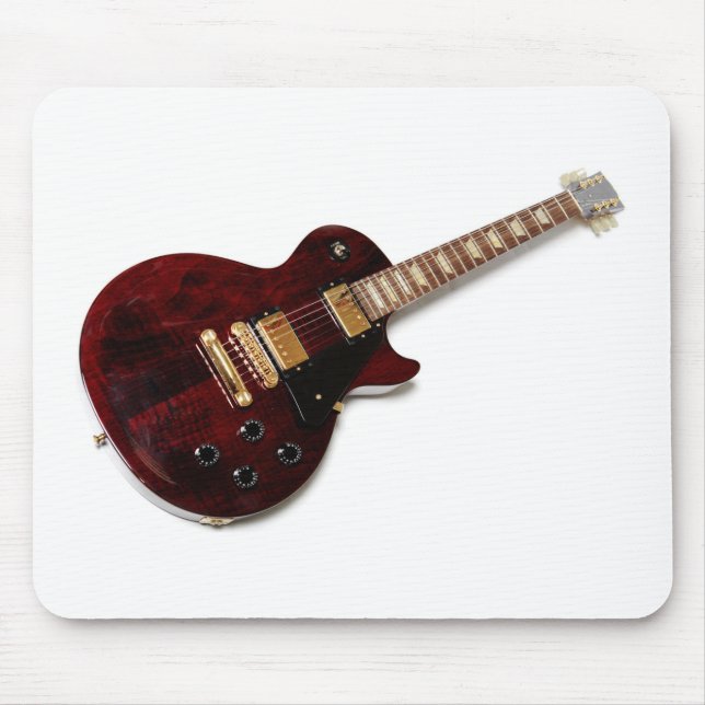 Vintage Electric Guitar Mouse Pad (Front)