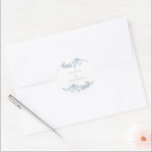 Vintage Elegance: Classic Floral Wedding Classic Round Sticker<br><div class="desc">Vintage Elegance: Classic Floral Wedding Classic Round Sticker

See matching collection in Niche and Nest Store</div>