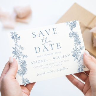 Vintage Elegance: Classic Luxury Wedding Save The Date