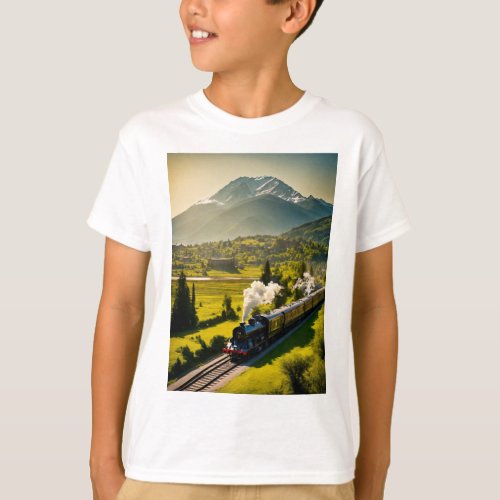 Vintage Elegance Orient Express Journey in 1920 T_Shirt