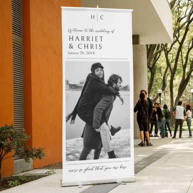 Vintage Elegance Wedding Welcome Retractable Banner (Creator Uploaded)