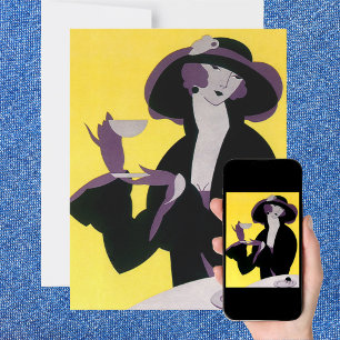 Vintage Elegant Afternoon Tea Party Invitation