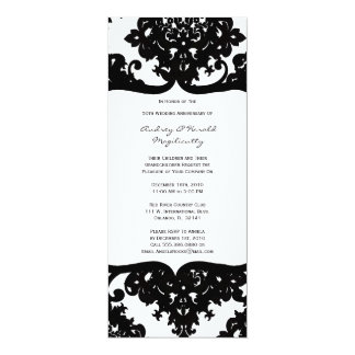 Vintage Elegant Anniversary Party Invitation