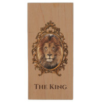 Vintage Elegant Brown Lion King Retro Dads