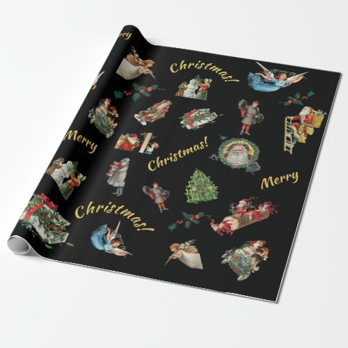 Vintage Elegant Christmas Wrapping Paper