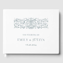 Vintage Elegant Dusty Blue Baroque Wedding