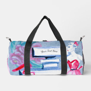 Vintage Elegant Eau De Parfum Ladies Boudoir Duffle Bag