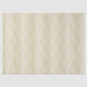 Vintage Elegant Ecru Antique Damask Tissue Paper