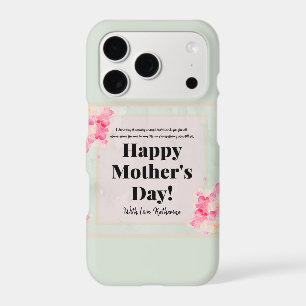 Vintage Elegant Floral Happy Mother's Day iPhone 17 Pro Case