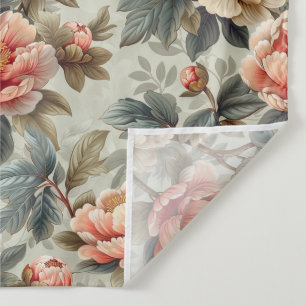 Vintage elegant floral tapestry