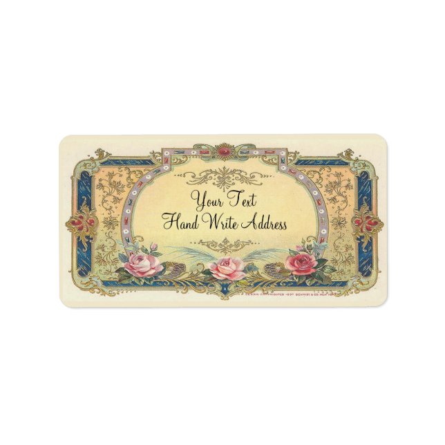 Vintage Elegant French Country Address Labels (Front)
