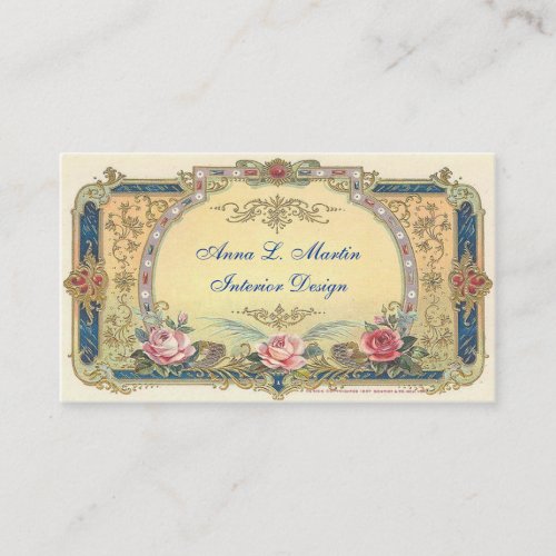 Vintage Elegant French Country Business Card