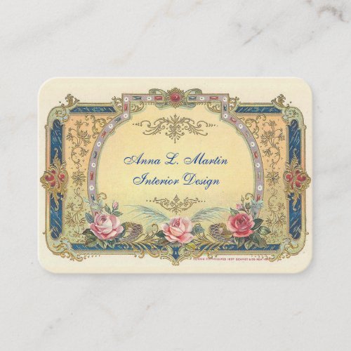 Vintage  Elegant French Country  Business Card