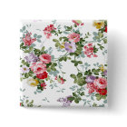 Vintage Elegant Girly Pink Red Roses Pattern