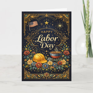 Vintage Elegant Labor Day  Card