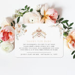 Vintage Elegant | Little Princess Book Request Enclosure Card<br><div class="desc">These adorable Book Request Cards are a great way to start your Baby's library! Simply insert one along with your Baby Shower Invitation. Guests can sign the books and write a special message for baby making them a timeless keepsake! Muted colors, soft illustrations, and ethereal details like cascading flowers make...</div>