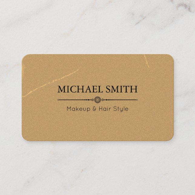 Vintage Elegant Modern Business Card (Front)